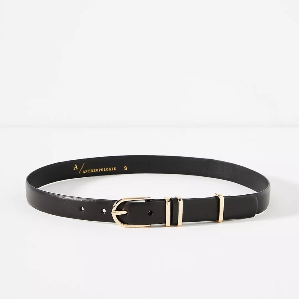 Anthropologie Basic Keeper Black Belt